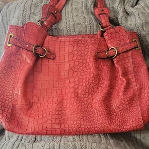 Jessica Simpson Crocodile-Embossed Women's Bag